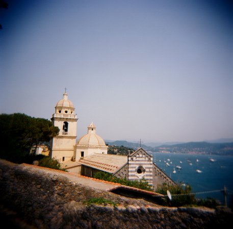 Italy Church and Sea